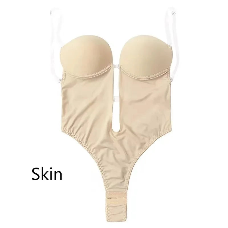 Chic Backless Bodysuit