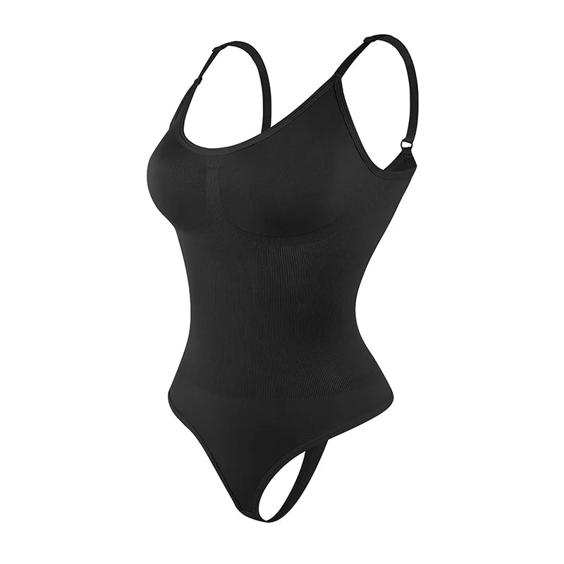 shapewear bodysuits in Black colour on white background 